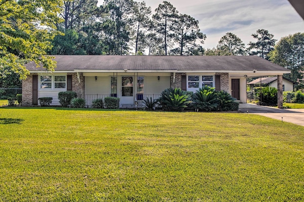 Waycross Vacation Rental | 3BR | 2BA | 1 Step Up to Enter