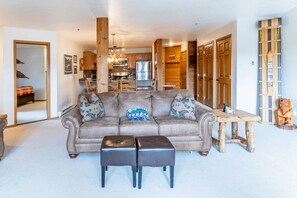 Televisión, chimenea y reproductor de DVD 