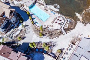Una piscina climatizada