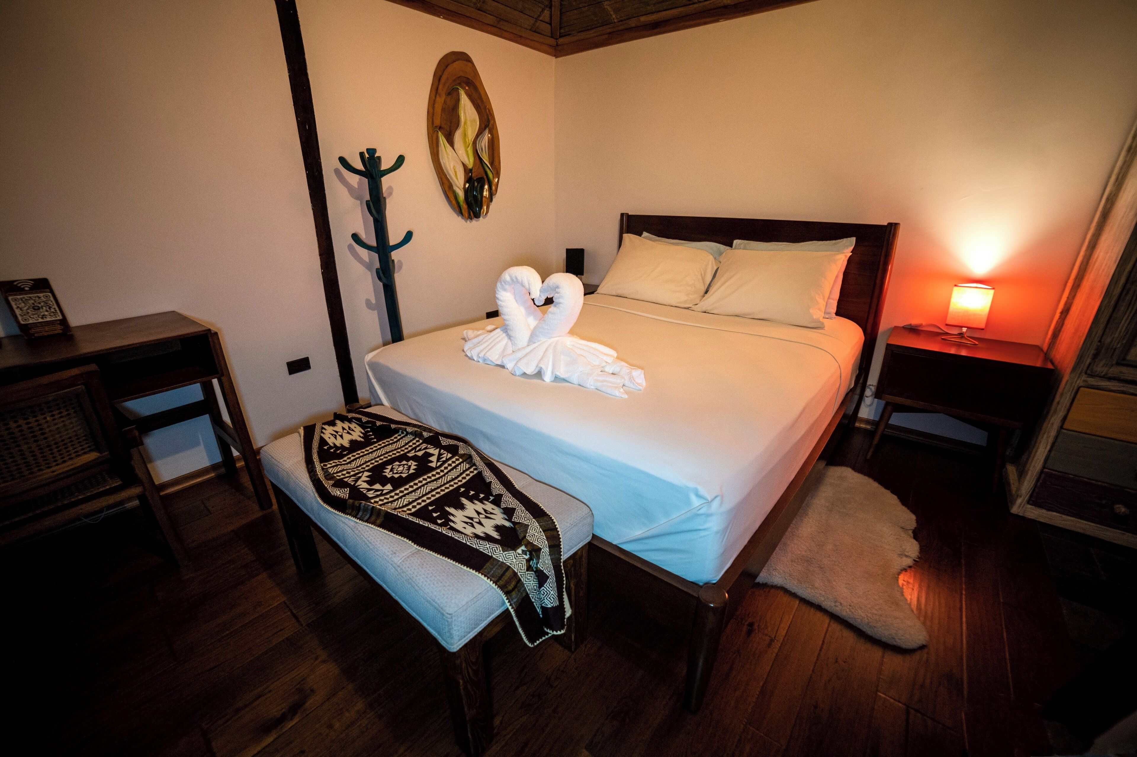 1 sovrum, skrivbord, gratis wi-fi och sängkläder