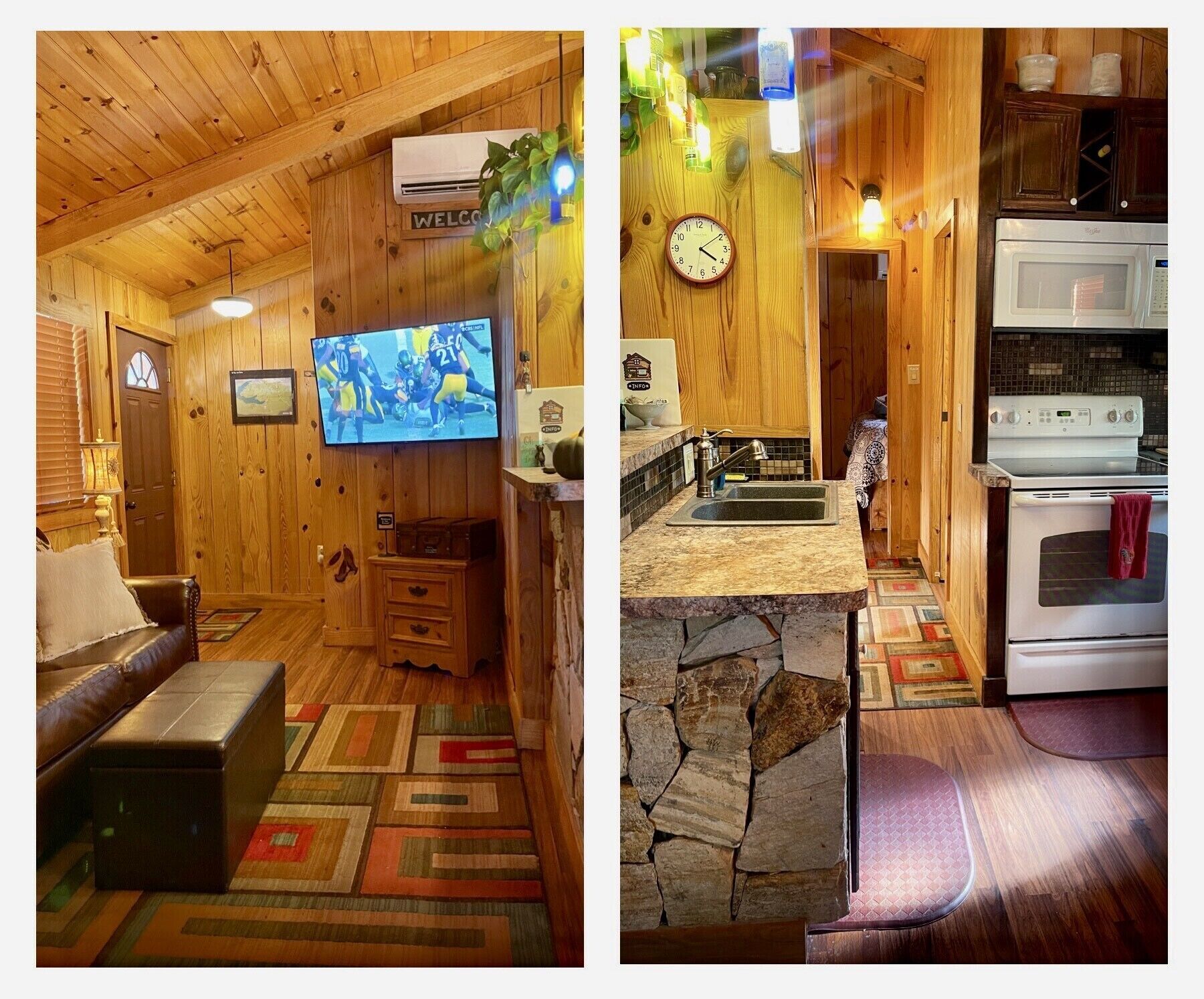 Leaves, Parades and Holiday Lights!  5 Mi to HELEN & 12 Mi to Dahlonega!