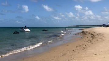 Beach nearby, white sand
