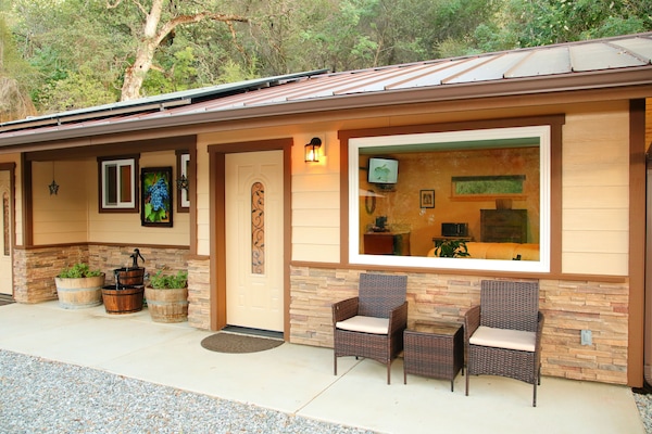 The Red Mountain Suite at the Rose Retreat. 450 sq feet.  Built May 2022.
