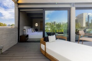 Penthouse superior, 2 habitaciones, Terraza | Terraza o patio