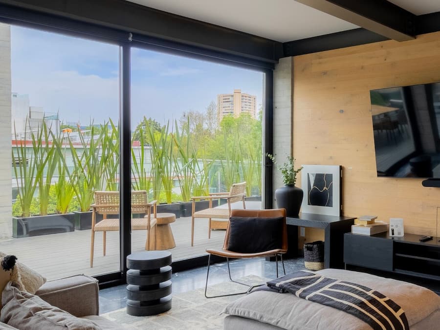 Superior Penthouse, 2 Bedrooms, Terrace | Living area