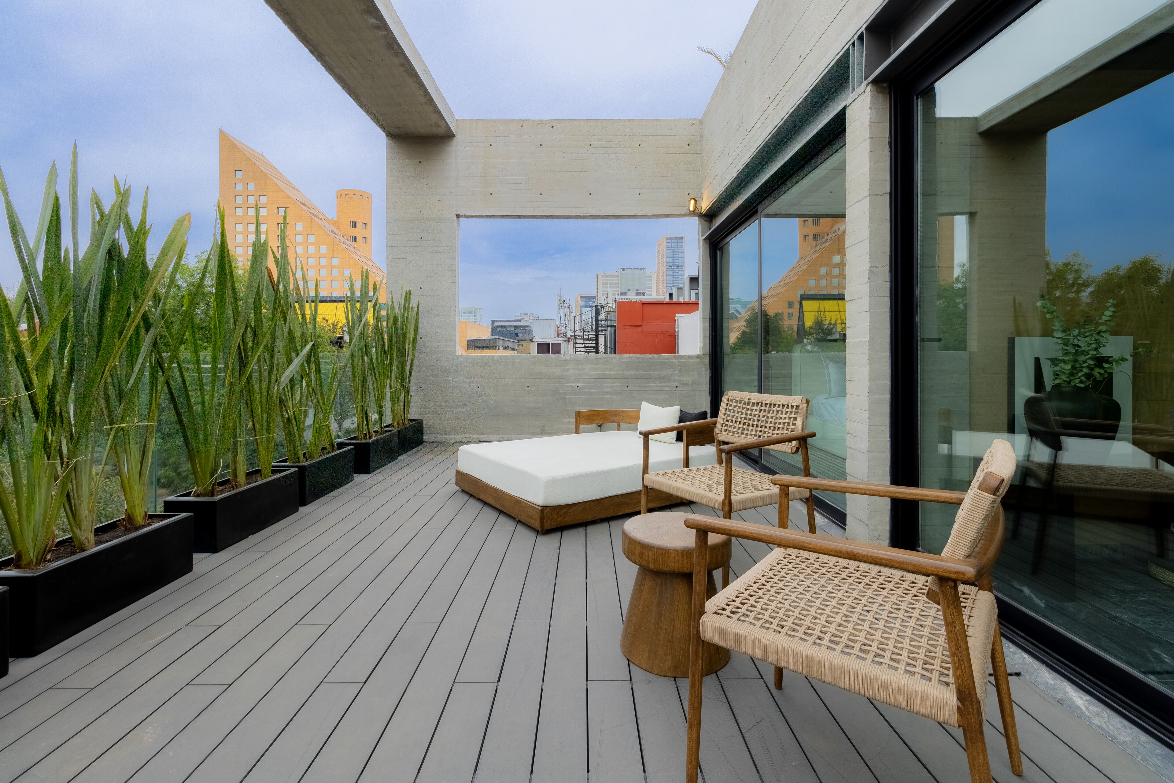 Penthouse Superior, 2 phòng ngủ, hiên | Hiên