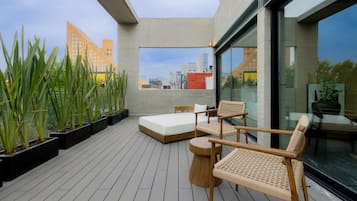 Penthouse Superior, 2 phòng ngủ, hiên | Hiên