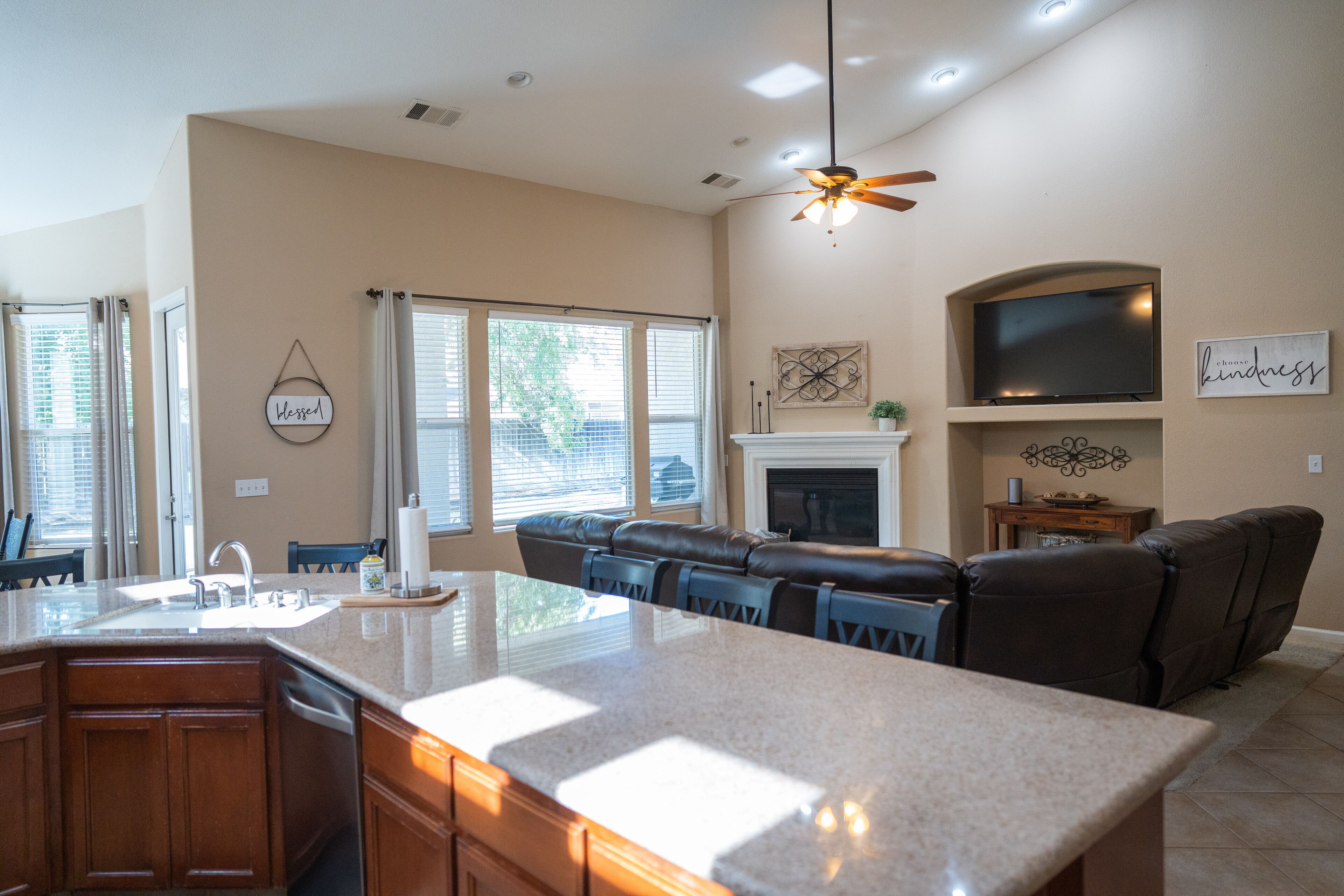   Welcome to your spacious home away from home!