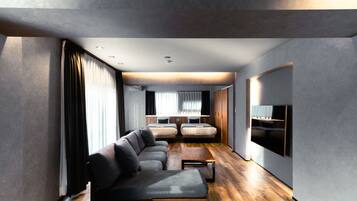 Premier Suite | Blackout drapes, iron/ironing board, free WiFi, bed sheets