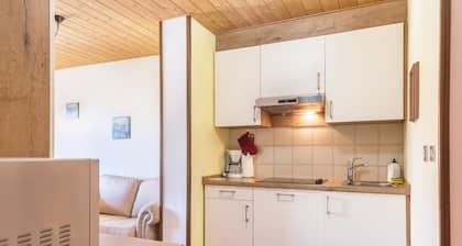 'Pension Sonia Apartment 104' mit Bergblick, Garten und WLAN