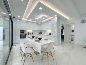 Dining - 'Diamond Luxury Villa Corfu' with Mountain View, Pool & Wi-Fi (Kerkyra)