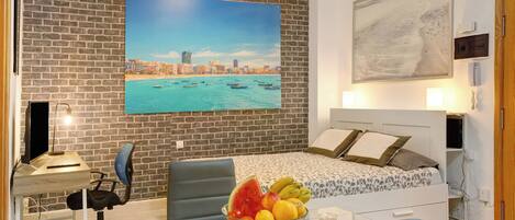 1 Schlafzimmer, Bügeleisen/Bügelbrett, kostenloses WLAN, Bettwäsche