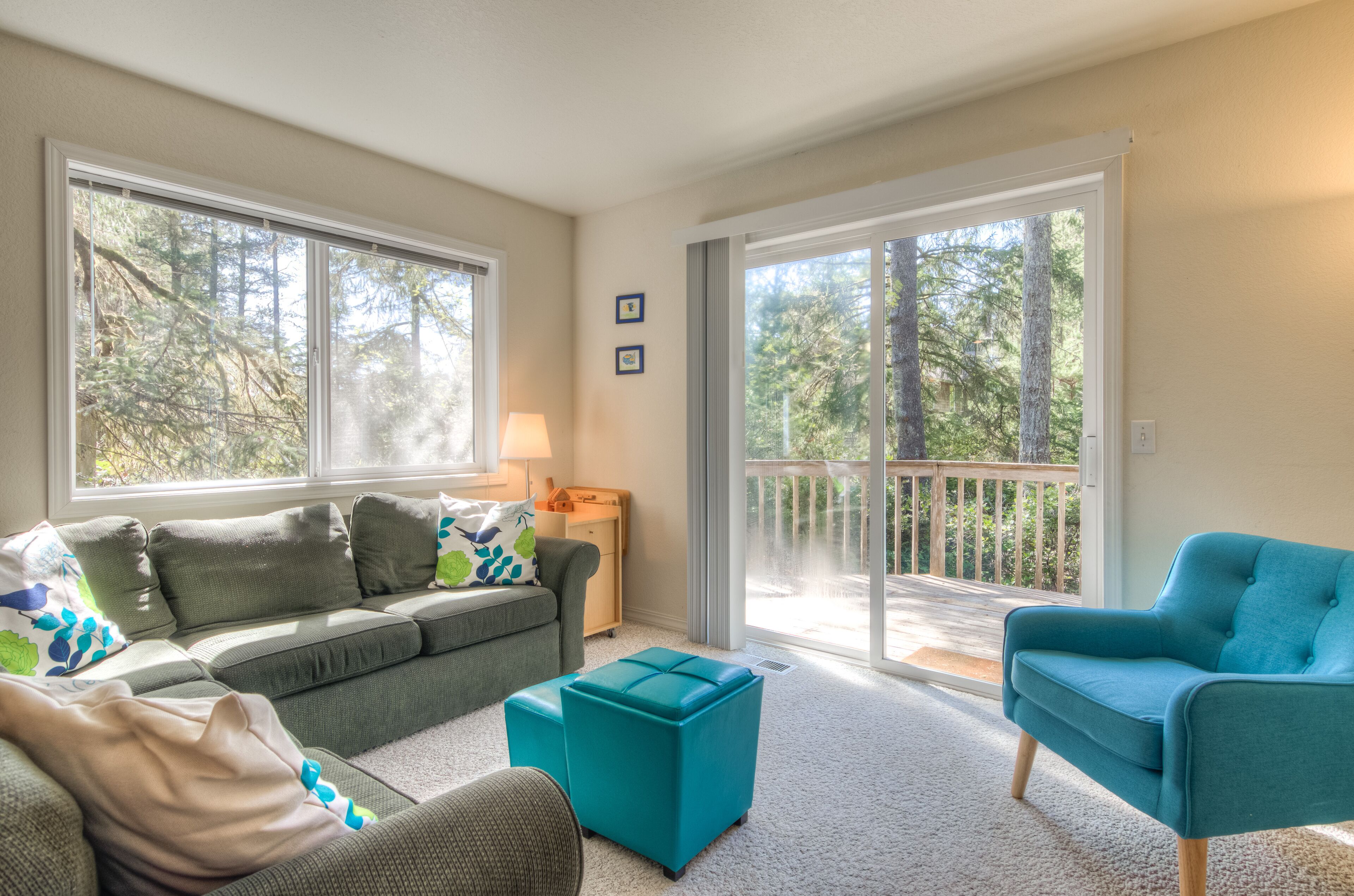 Bring the Kids and Relax in this Woodsy Manzanita Contemporary with Den!