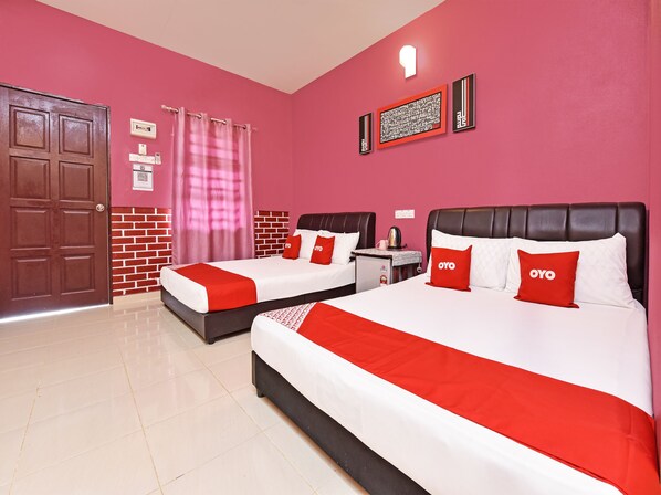 家庭套房 | 1 間臥室、書桌、免費無線上網、床單