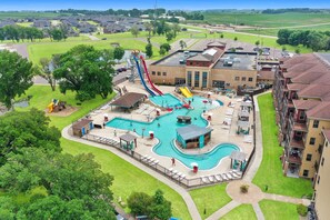 Indoor pool, outdoor pool - Arnolds Park Cabin at Bridges Bay Resort Okoboji! (Arnolds Park)