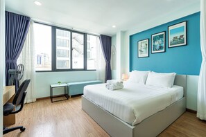 Studio Deluks | Seprai premium, selimut bulu angsa, dan tempat tidur Select Comfort