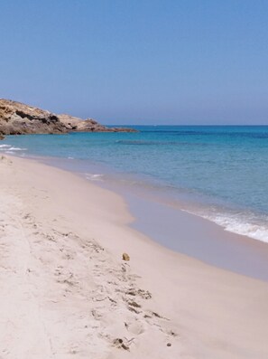 Vlak bij het strand