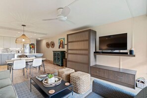 Smart TV, Netflix, books, streaming services