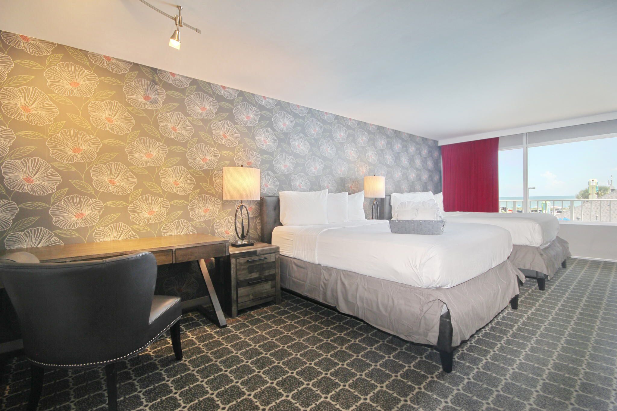 Stay steps from the beach in our stunning Ocean View Room - 232