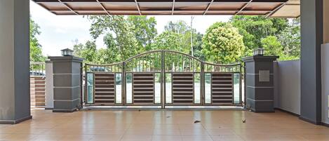 Façade de l’hébergement