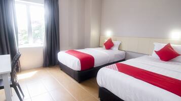 Free WiFi, bed sheets