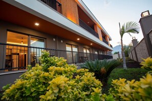 Majoituspaikan julkisivu