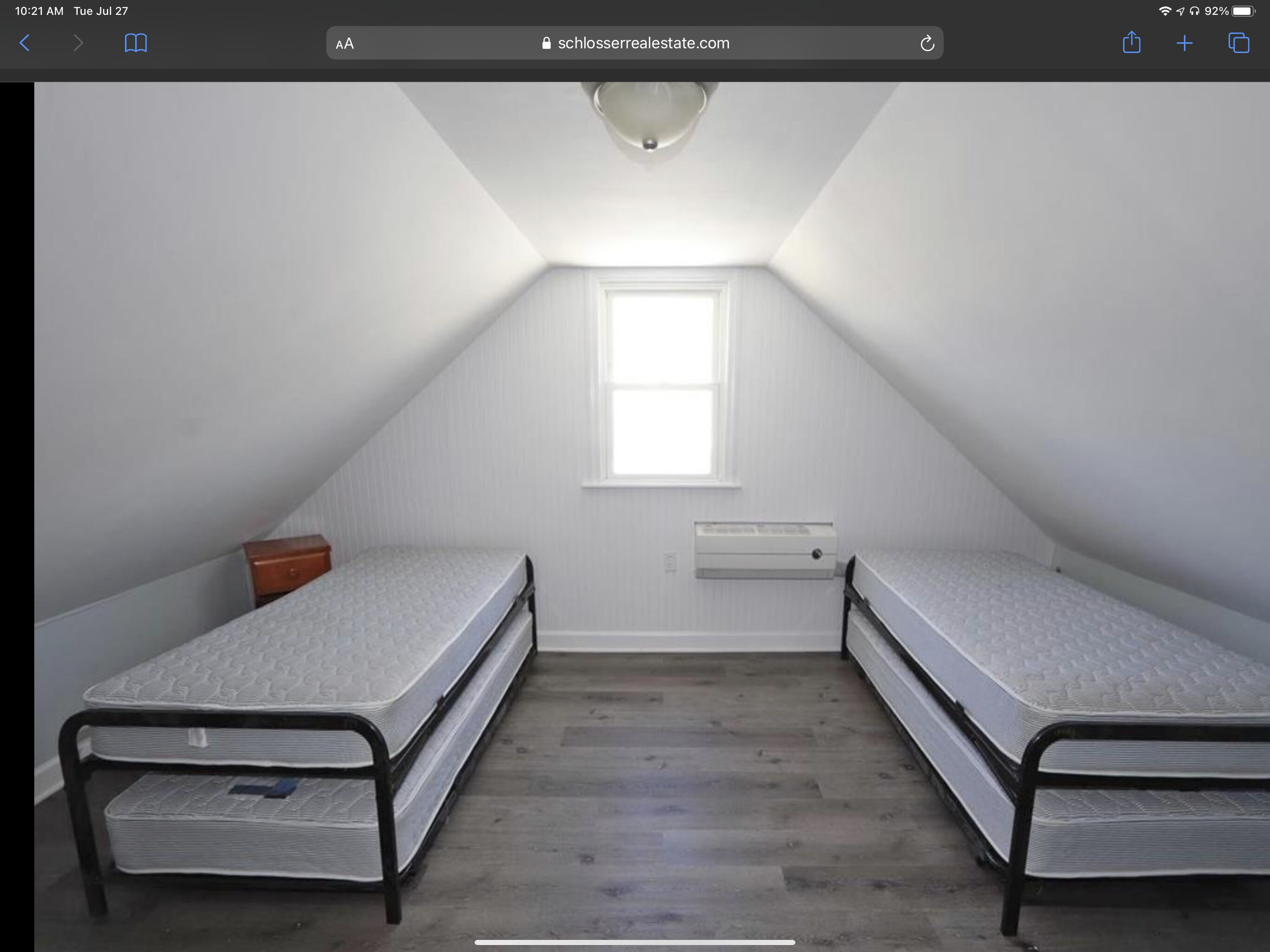 7 from the beach front and back house rented as one.