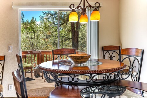 Serene retreat secluded in the hills, private trails straight from the backyard.