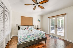 5 habitaciones, tabla de planchar con plancha, internet y ropa de cama