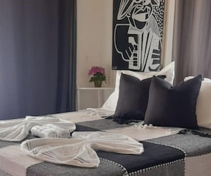 Quarto quádruplo superior (Mirante) | 1 quarto, Wi-Fi de cortesia, roupa de cama