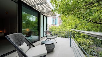 Penthouse Cao cấp, 1 phòng ngủ, hiên, quang cảnh công viên | Hiên