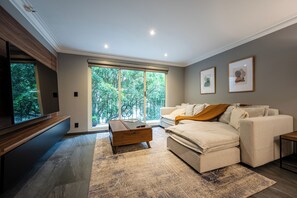 Premium Apartment, 2 Bedrooms | Living room | LED TV