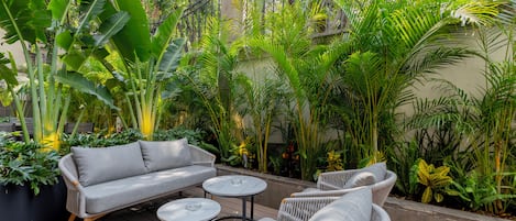 Sala de estar en el lobby