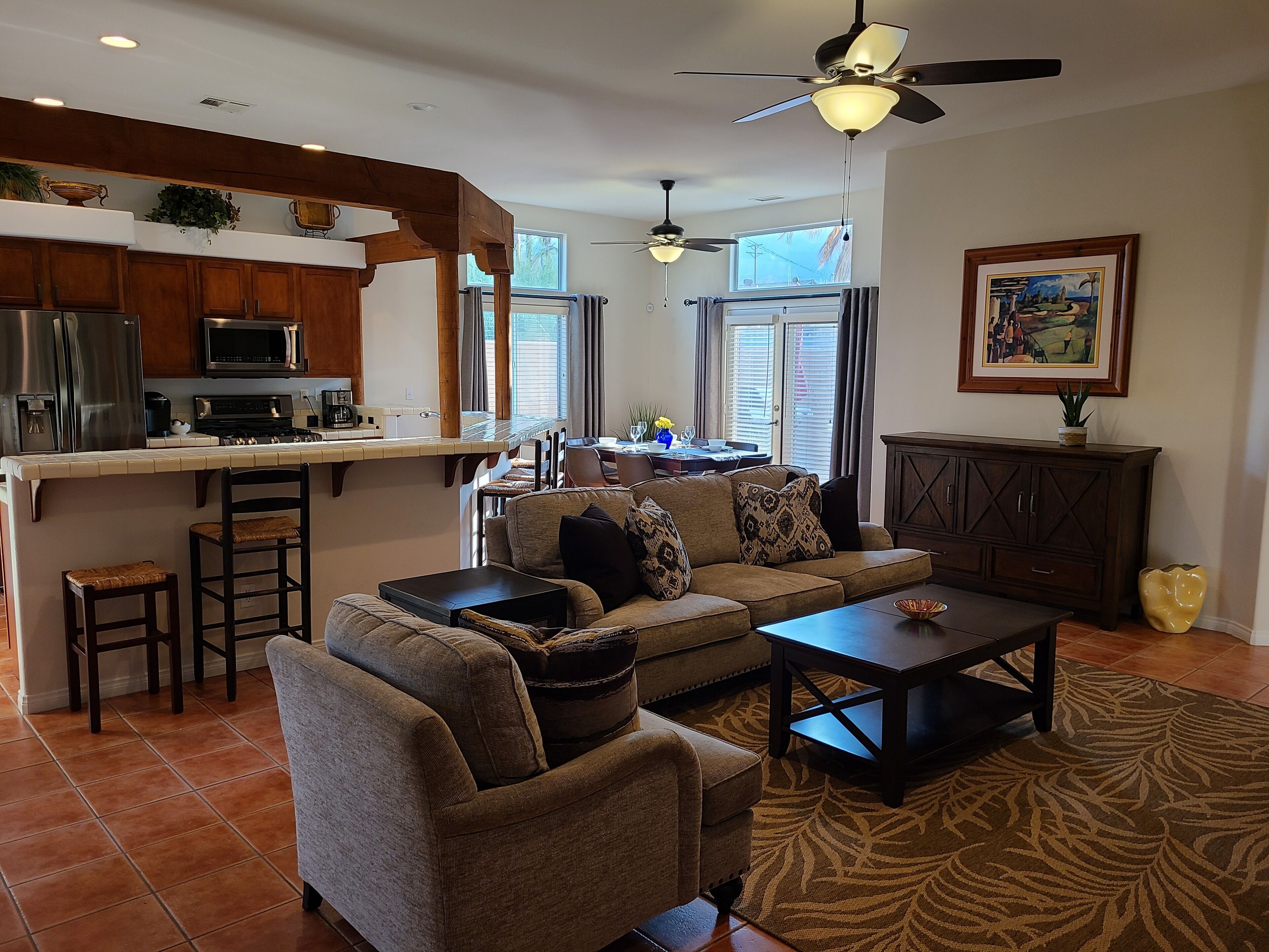 Cozy in the Cove: Santa Fe w/ Pool, Spa & Mtn Views, 3BR #224820