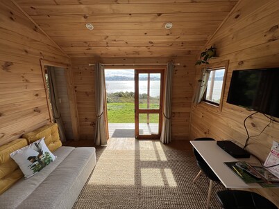 No other quite like it! Waterfront private cabin stay.