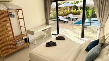 4 bedrooms, in-room safe, iron/ironing board, free WiFi