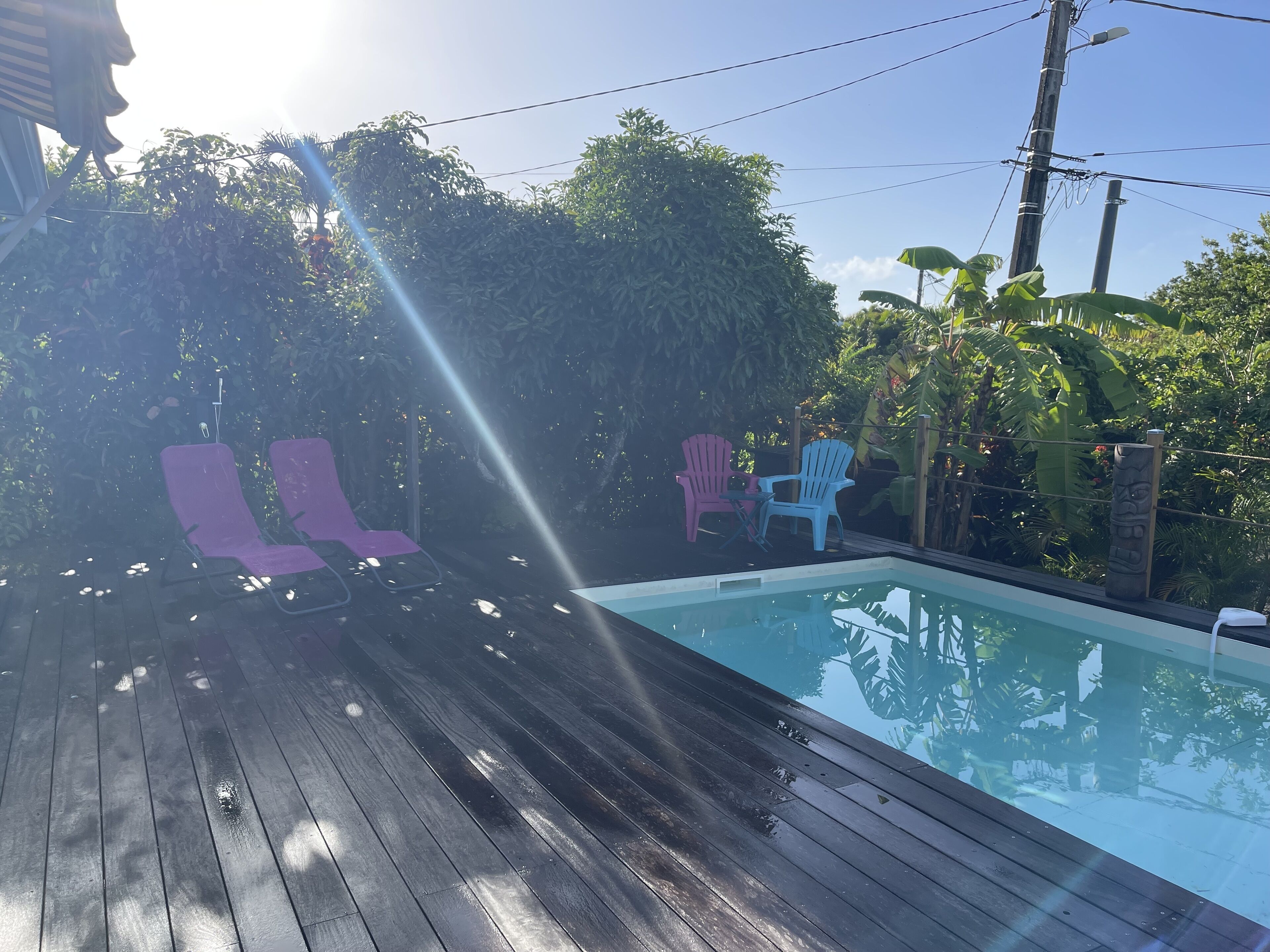 Alberca al aire libre 