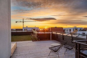 Terrace/patio - Sentral&moderne Leilighet 80 kvm med Takterrasse (Oslo)
