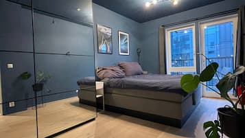 2 bedrooms, iron/ironing board, free WiFi, bed sheets