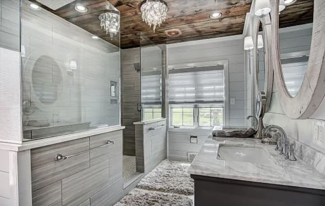 Remodeled french country château suites, in a park like setting.