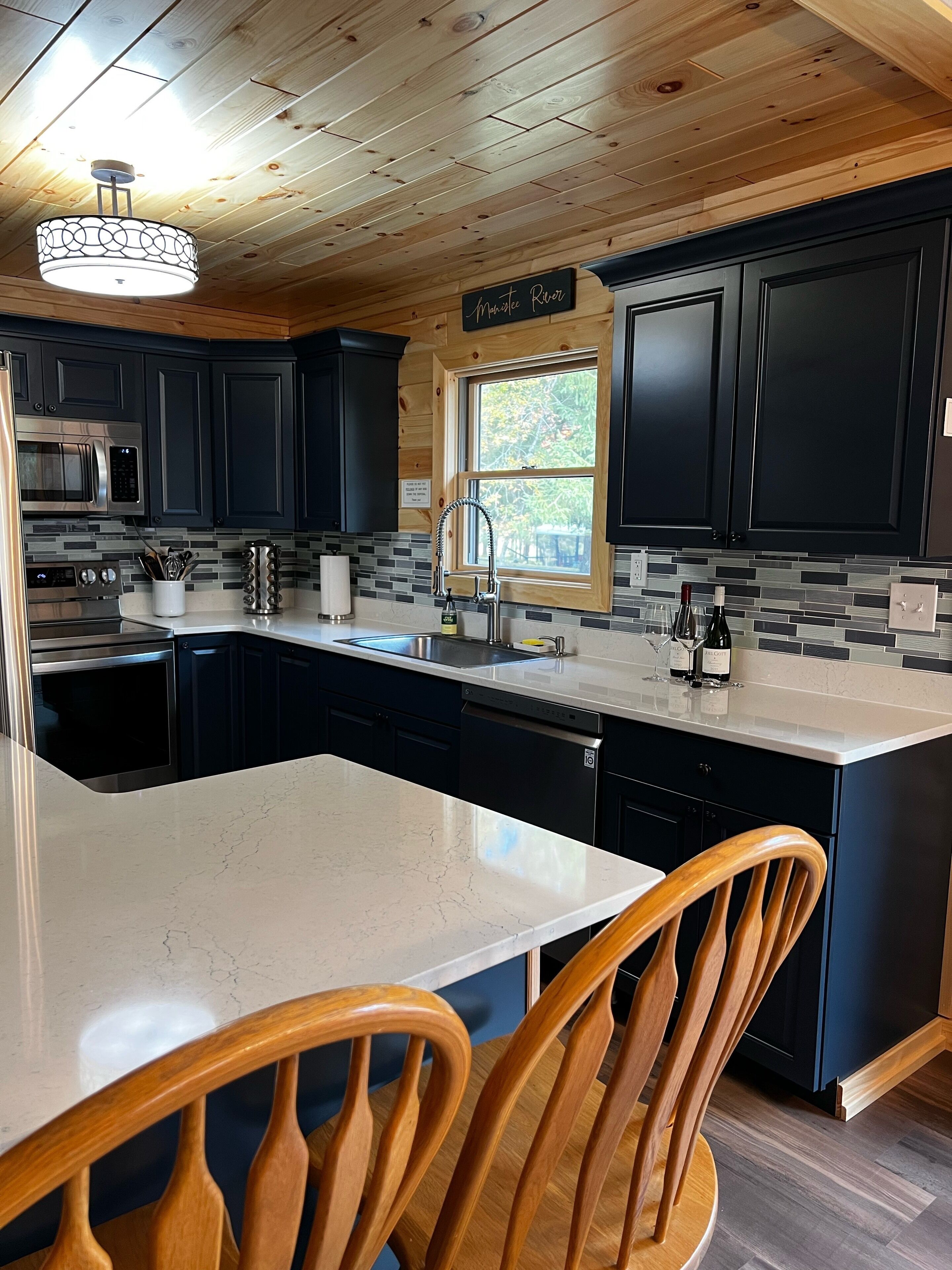 Trout Rising Cabin on the Manistee!  Beautiful riverfront property!