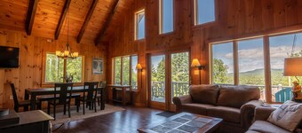 Rangeley 4-Season Retreat – Water and Sunset Views – Wood Stove – Game Room