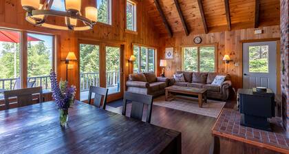 4-Season Rangeley Cabin w/ Woodstove, Water Views, High-Sped Fiber WiFi