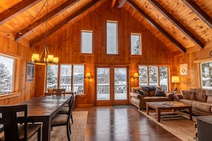 Interior - Rangeley 4-Season Retreat – Water and Sunset Views – Wood Stove – Game Room (Rangeley)
