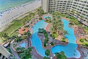 Indoor pool, a heated pool - Shores of Panama 1225~2 Bdrm~sleeps 6 (Panama City Beach)