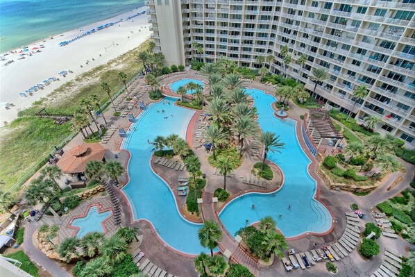 Indoor pool, a heated pool - Shores of Panama 1225~2 Bdrm~sleeps 6 (Panama City Beach)