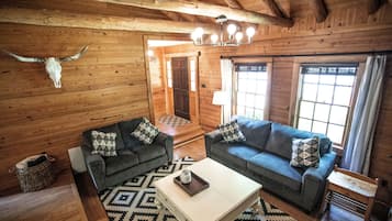 电视、壁炉、书