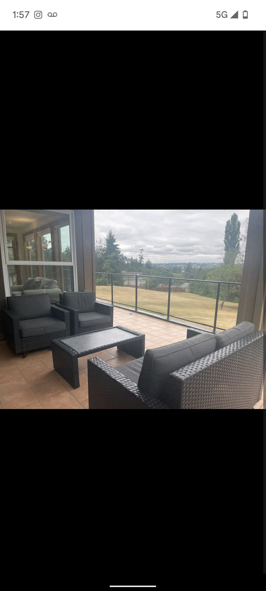 Italian theme villa with outdoor pool sitting on huge acreage lot.