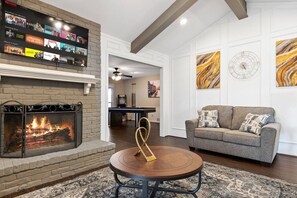 TV, fireplace - 30% OFF Family Favorite - 6 TVs- Pool Table! (Plano)