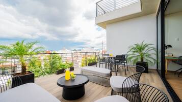 Penthouse Deluxe, 2 habitaciones, Terraza | Terraza o patio
